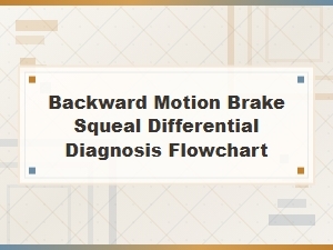 Diagnostic Flowchart for Backward Motion Brake Squeal