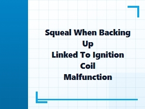 Squeal During Reverse Links to Coil Failure